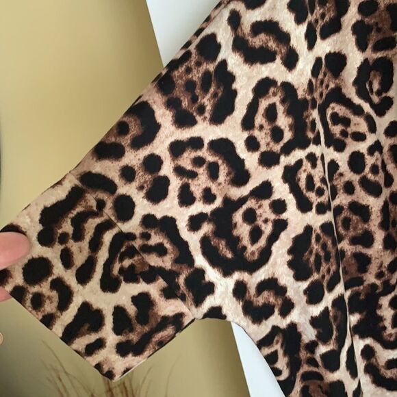 Rae Mode Size small oversized animal print top - Picture 4 of 6